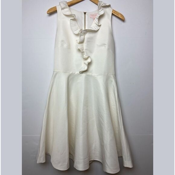 TED BAKER- Qwinn ruffled twill dress - Picture 10 of 12